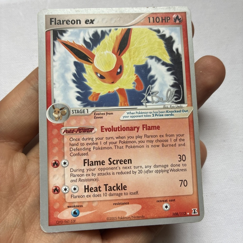 Pokemon TCG Flareon ex World Championships 2006 108/113  EX 110HP English MP